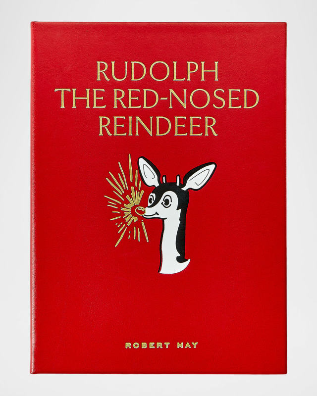 "Rudolph the Red-Nosed Reindeer" Book by Robert May, Leather-Bound Edition